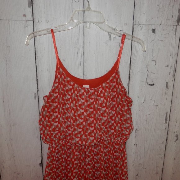 Bird Cage Women's Medium Blouson Adjustable Strap Sheer Overlay Fully Lined 3569 - Picture 7 of 12